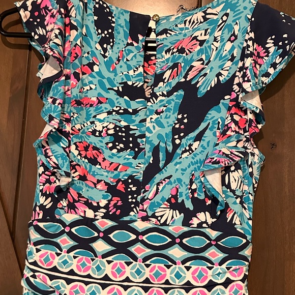 Lilly Pulitzer Mylea Flounce Maxi Dress Size small - Picture 6 of 6